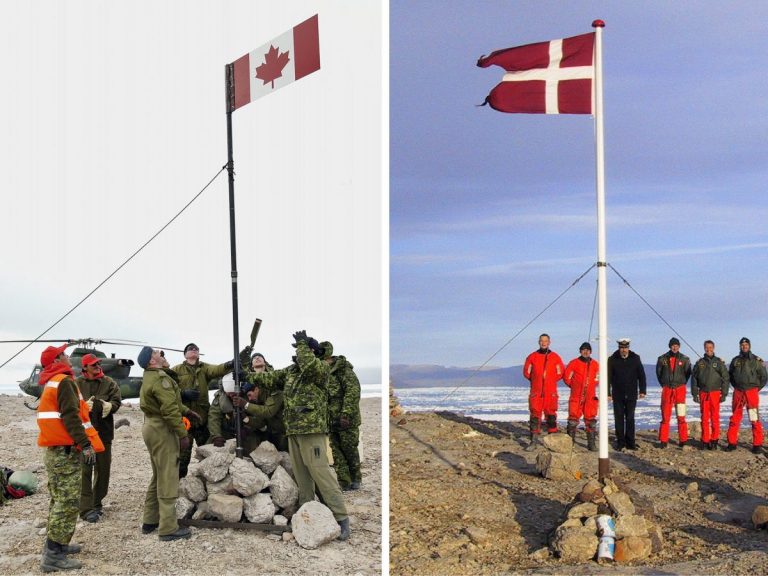 Acord între Danemarca şi Canada privind divizarea unei mici insule din Oceanul Arctic