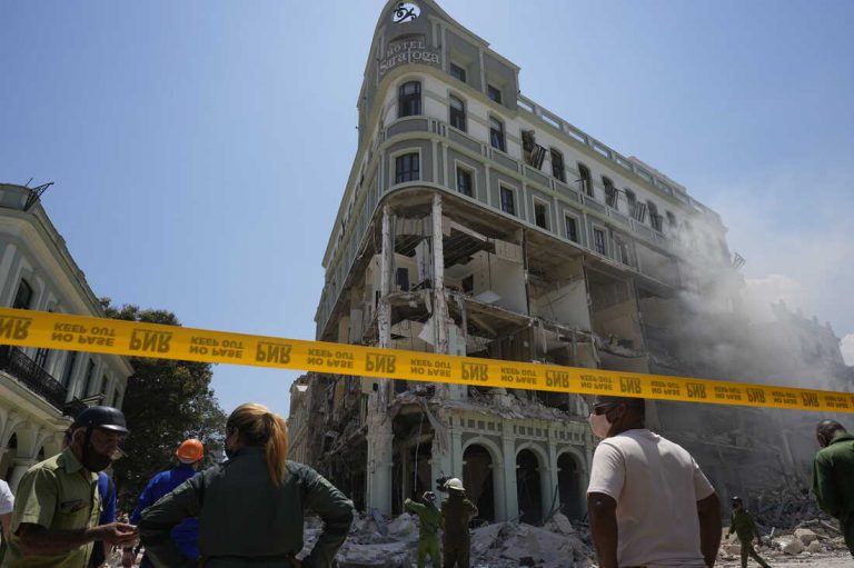 Bilanţul exploziei unui hotel de lux din centrul Havanei la 6 mai urcă la 46 de morţi