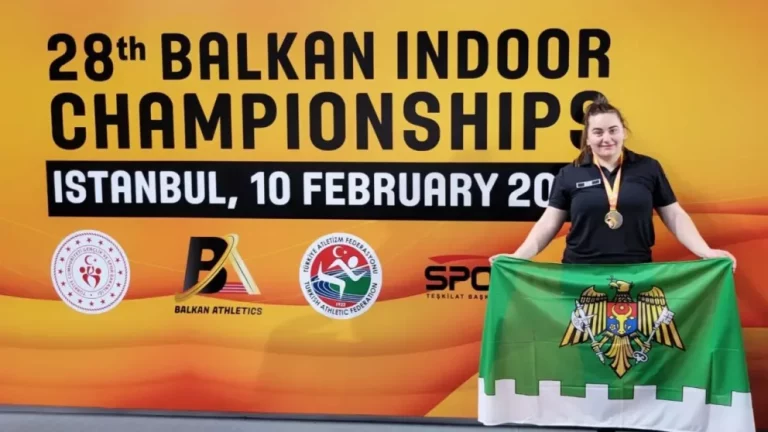 Sportiva Dimitriana Bezede a obținut medalia de aur la proba aruncarea greutății la Campionatul Balcanic din Turcia