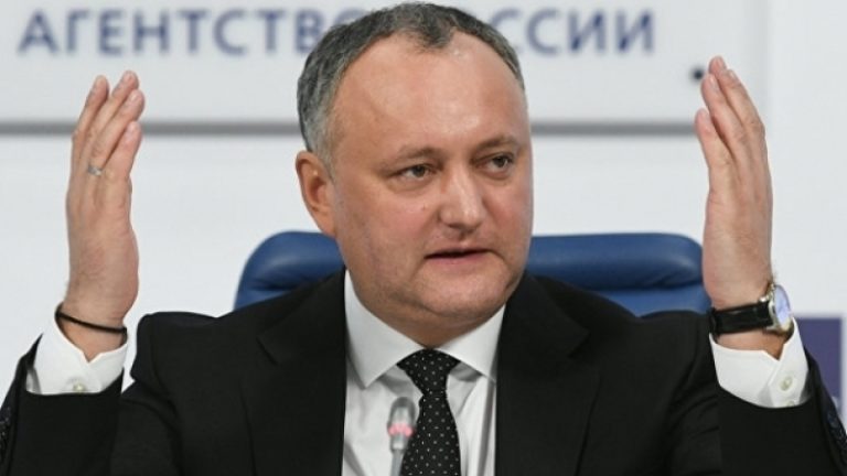 Republica Moldova:Preşedintele Igor Dodon anunţă că vrea să candideze pe listele Partidului Socialiştilor la alegerile parlamentare din 2019