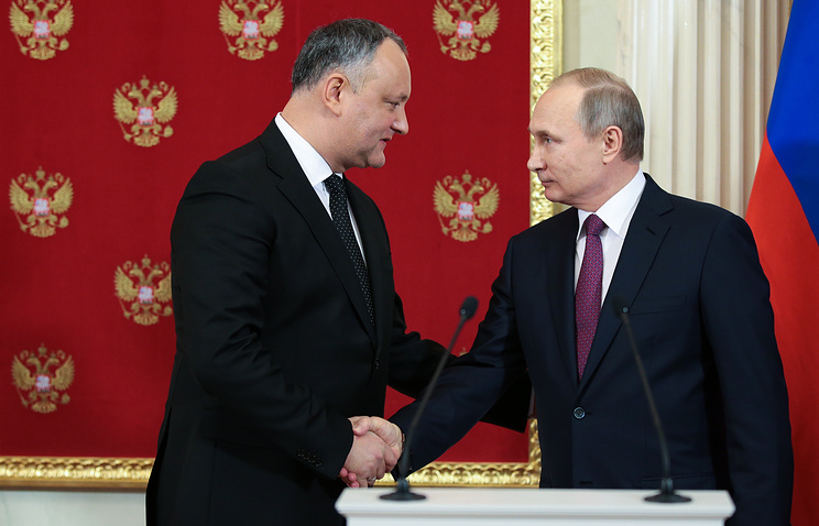 Dodon, mesaj de felicitare pentru Putin: Majoritatea cetățenilor consideră Rusia un bun prieten