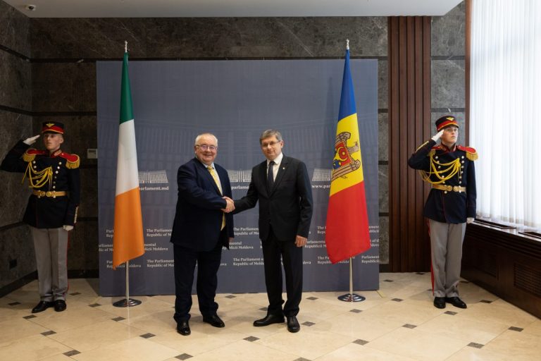 Igor Grosu, la întrevederea cu omologul său irlandez: „Republica Moldova are de învățat multe de la parcursul european al Irlandei”