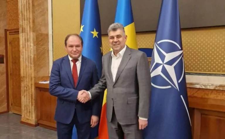 Ion Ceban s-a întâlnit cu premierul României, Marcel Ciolacu