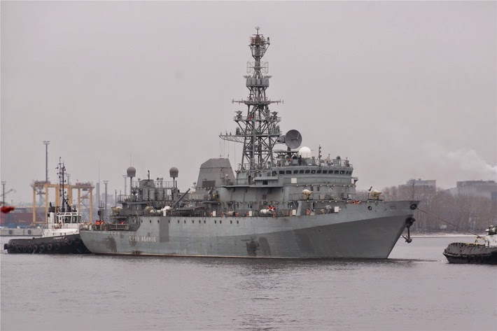 Rusia a trimis nava de recunoaştere “Iuri Ivanov” la manevrele din Marea Mediterană