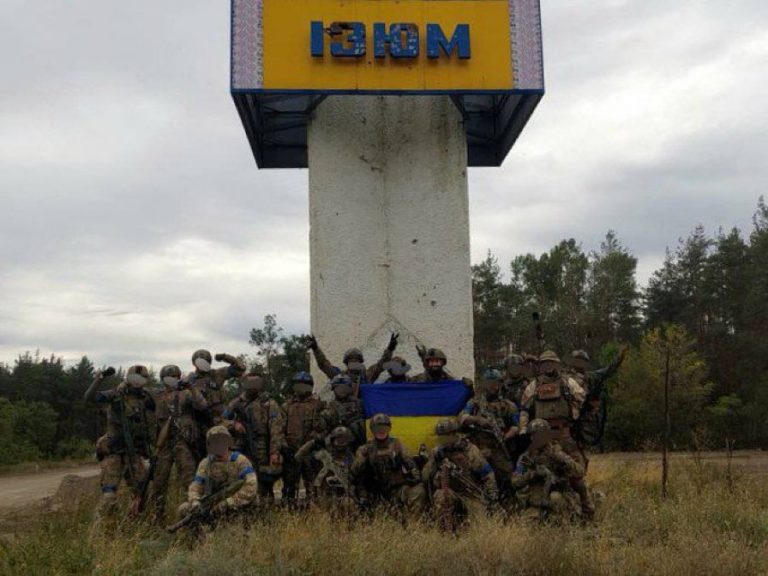 Forţele ucrainene sunt pe cale să preia din nou controlul asupra localităţilor din jurul oraşului Izium