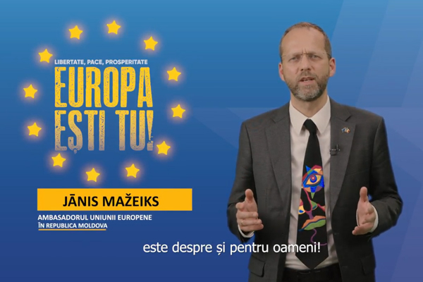 Delegația UE va marca Ziua Europei în mai multe regiuni din Moldova