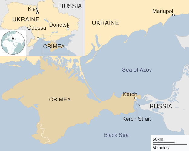 Cinci ţări din UE cer Rusiei să restabilească libertatea de trecere prin strâmtoarea Kerci