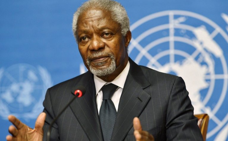 Ceremonie în memoria fostului secretar general Kofi Annan la sediul din New York al ONU
