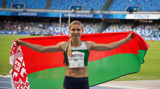 Sportiva belarusă Krisţina Ţimanouskaia şi-a vândut una dintre medalii pentru a ajuta sportivii ameninţaţi de puterea de la Minsk