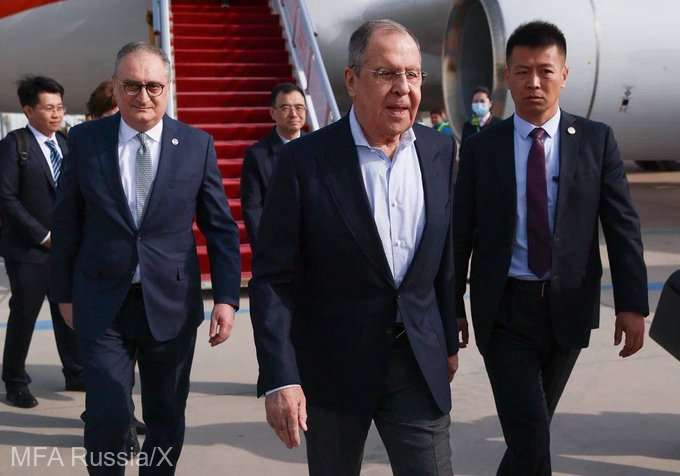 Serghei Lavrov a ajuns în China