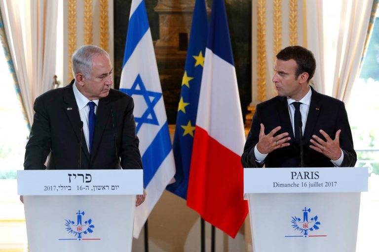 Macron s-a întâlnit Netanyahu şi critică regimul de la Teheran