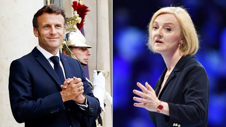 Liz Truss și Emmanuel Macron au discutat despre continuarea sprijinului pentru Ucraina