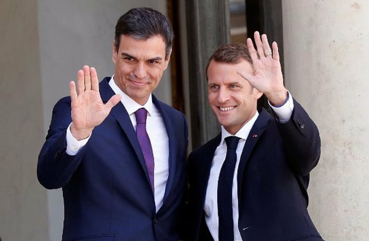 Macron şi Sanchez semnează un ‘tratat de prietenie şi cooperare’ şi pledează pentru un răspuns european ‘voluntarist’ la subvenţiile SUA