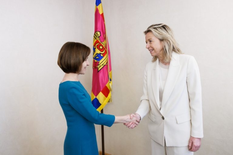 Maia Sandu s-a întâlnit cu Ministra olandeză a apărării, Kajsa Ollongren