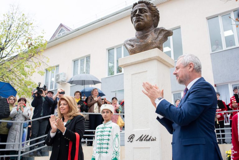 Maia Sandu și Vicepreședinta Bulgariei au participat la inaugurarea unui monument la Taraclia