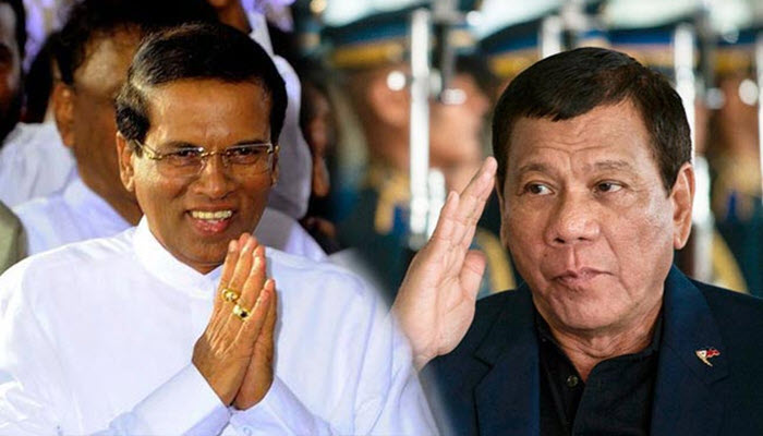 Preşedintele srilankez laudă războiul împotriva drogurilor declanşat de Duterte: “un exemplu pentru întreaga lume”