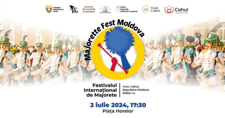 Municipiul Cahul va fi gazda Festivalului Internațional ‘Majorette Fest Moldova’