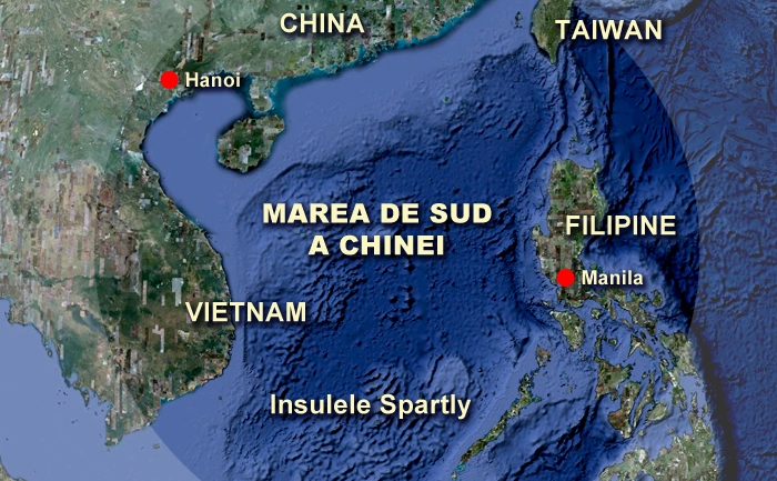 Marea Chinei de Sud revendicată de China, motiv de dispută de ţările riverane