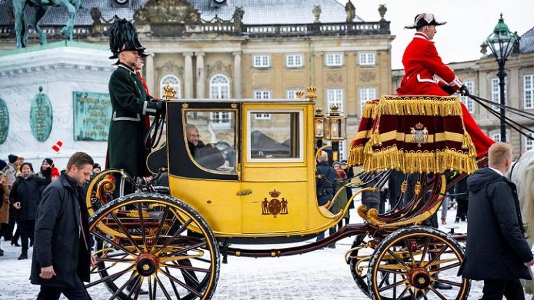 Margrethe a II-a a Danemarcei, ultima plimbare cu trăsura în Copenhaga în calitate de regină