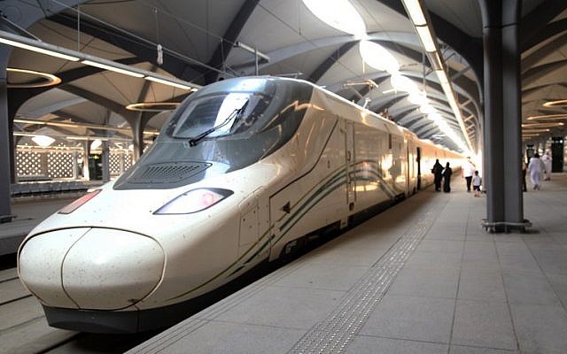 O linie de tren de mare viteză între Meca şi Medina a fost deschisă publicului