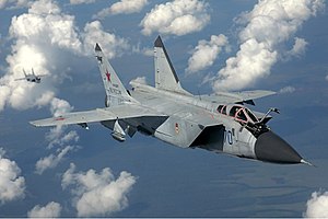 Un avion de vânătoare rusesc MiG-31 s-a prăbuşit în Orientul Îndepărtat în timpul unui zbor de antrenament
