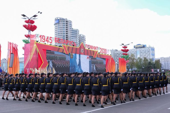 Paradă militară de Ziua Victoriei în Belarus, în plină pandemie de coronavirus