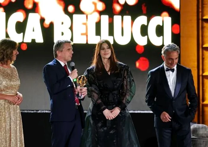 Monica Bellucci, premiată la Roma cu trofeul Globo d’Oro pentru întreaga carieră