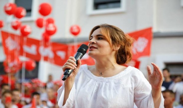 Monika Kryemadhi, soţia preşedintelui albanez, reţinută pentru participarea la un protest împotriva demolării unui teatru