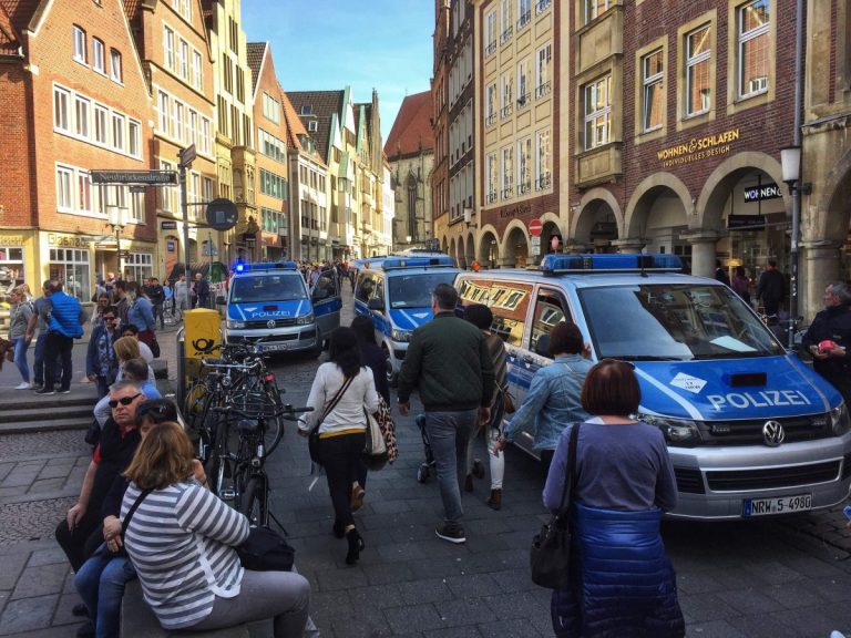 Poliţia a ridicat baricada care bloca accesul în centrul oraşului german Munster