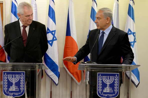 Netanyahu şi Zeman şi-au exprimat speranţa să vadă cât mai rapid ambasada cehă mutată la Ierusalim