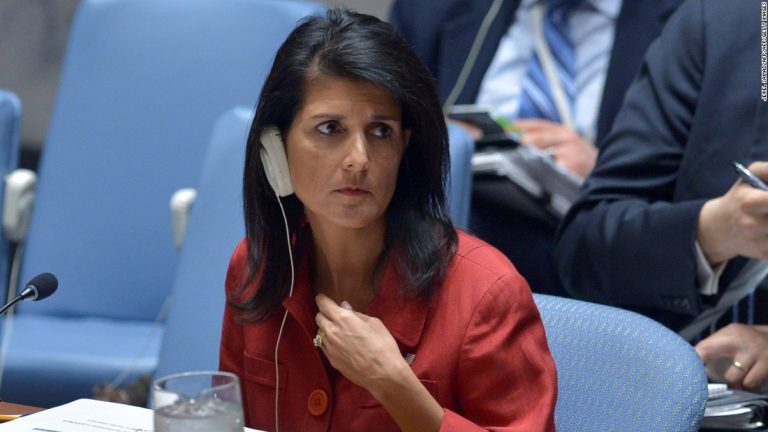 Nikki Haley îi îndeamnă pe israelieni, palestinieni şi membrii comunităţii internaţionale să reacţioneze pozitiv la planul de pace american