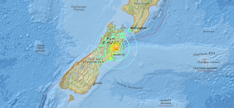 Cutremur cu magnitudinea de 6,2 grade pe scara Richter, produs în insulele Kermadec din Noua Zeelandă