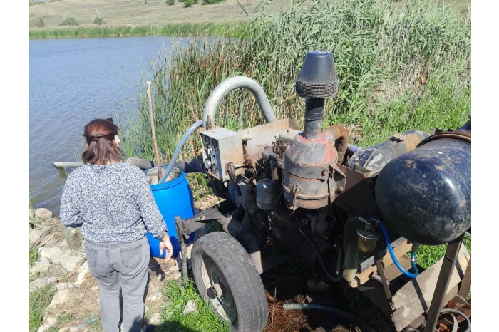 Ecologiştii au sancţionat un caz de captare ilicită a apei în raionul Ocniţa