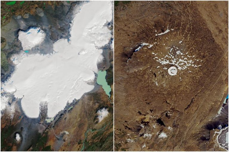 Islanda comemorează ghețarul Okjokull, dispărut din cauza schimbărilor climatice