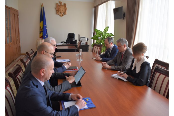 Oleg Serebrean a avut o întrevedere cu șeful Misiunii Uniunii Europene de Asistență la Frontieră în R. Moldova și Ucraina