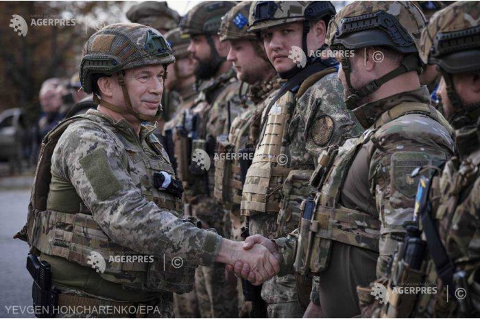 Noul comandant şef al forţelor ucrainene, Oleksandr Sîrski vrea să perfecţioneze armata pentru a câştiga războiul