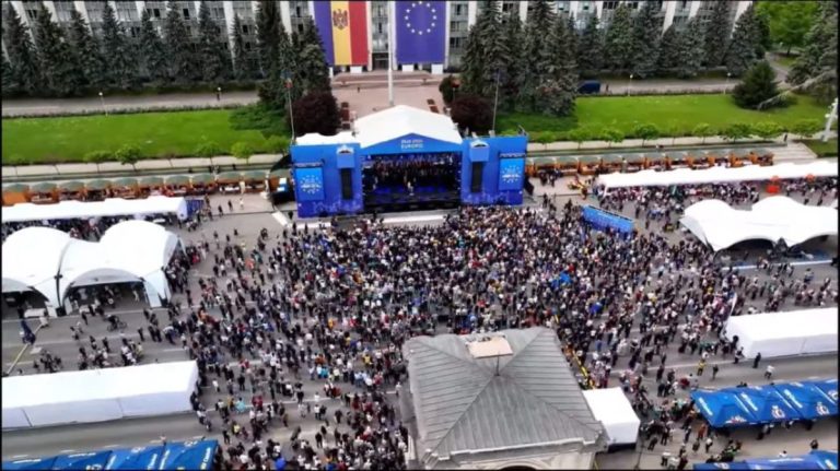 Parlamentul R.Moldova a participat la Orășelul European, organizat de Ziua Europei