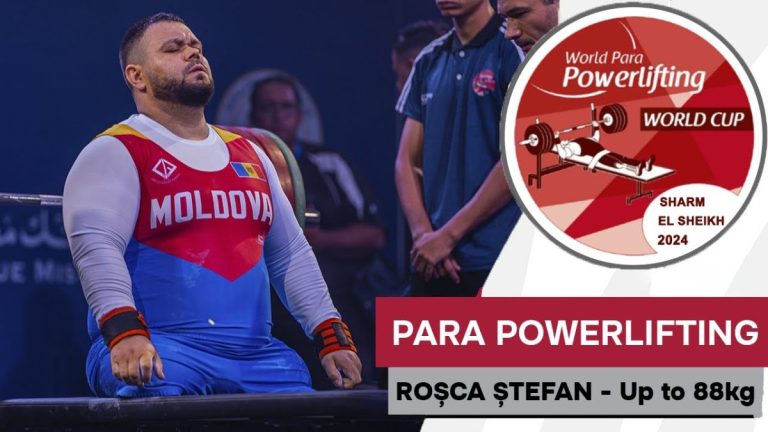 Trei sportivi din R.Moldova au cucerit medalii la Cupa Mondială de Para Powerlifting 2024