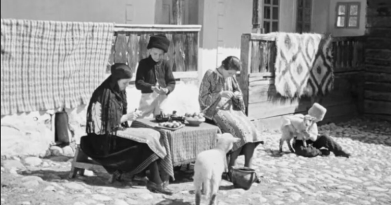 VIDEO/ Imagini cu pregătirile de Paște din anul 1941