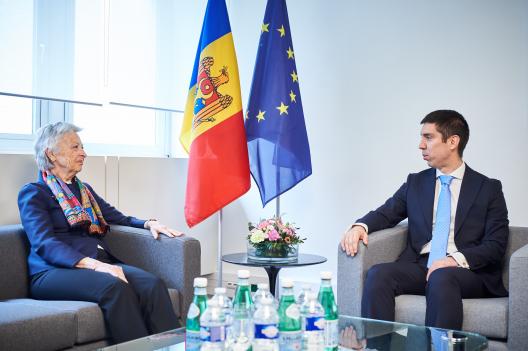 Mihai Popșoi a discutat la Strasbourg cu Președintele Comisiei de la Veneția, Claire Bazy – Malaurie