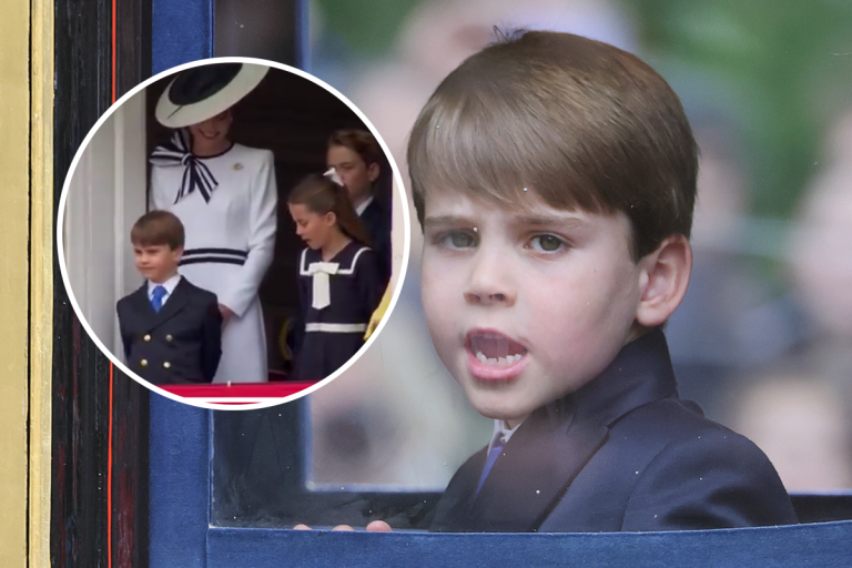 Prinţul Louis, în centrul atenţiei la parada Trooping the Colour