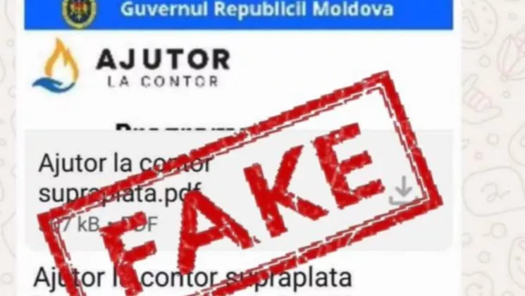 Stop Fals! Ministerul Muncii anunță despre o înșelăciune asociată Programului „Ajutor la contor”