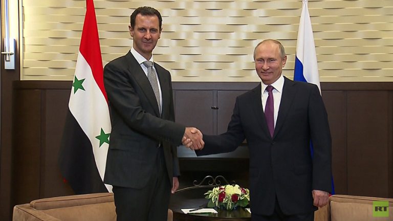 Putin îi transmite lui Bashar al-Assad că Rusia să-și apere suveranitatea