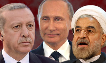 Rohani, Erdogan și Putin s-au întâlnit la Teheran pentru a decide soarta provinciei siriene Idlib