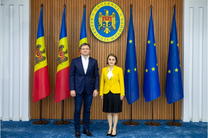 Premierul Dorin Recean, la întrevederea cu ministra de Externe a României, Luminița Odobescu: „Continuăm să realizăm proiecte care aduc beneficii pentru cetățenii noștri”