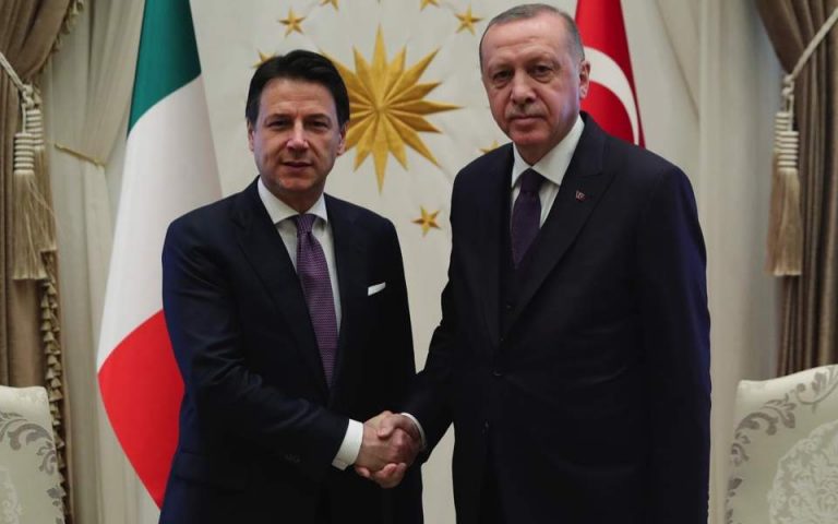 Recep Tayyip Erdogan şi Giuseppe Conte pledează pentru ‘un armistiţiu durabil’ în Libia