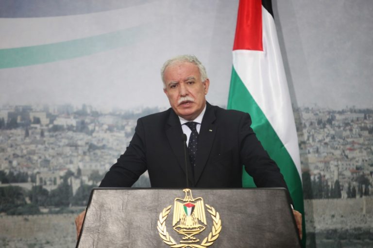 Ministrul palestinian de externe face apel la UE să găsească un mecanism multilateral internaţional de susținere a păcii