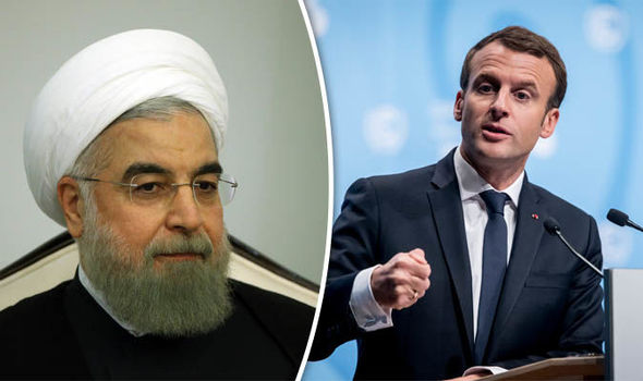 Macron i-a transmis lui Rouhani ‘puternica sa preocupare faţă de riscul slăbirii acordului nuclear’