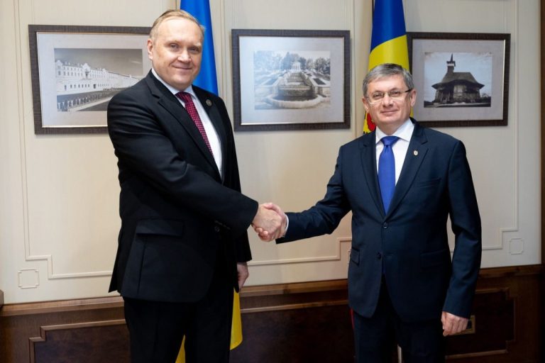 Igor Grosu, a avut o întrevedere de rămas-bun cu ambasadorul Ucrainei, Marko Şevcenko