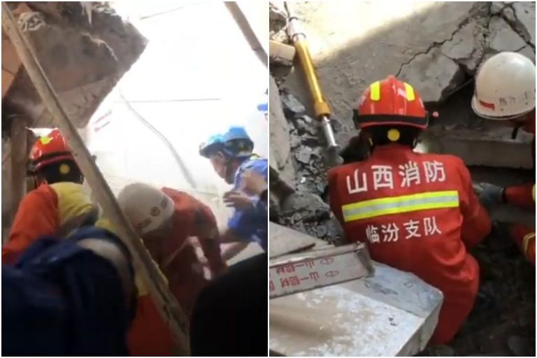 Cel puţin 17 morţi în urma prăbuşirii unui imobil în care se afla un restaurant în provincia chineză Shanxi